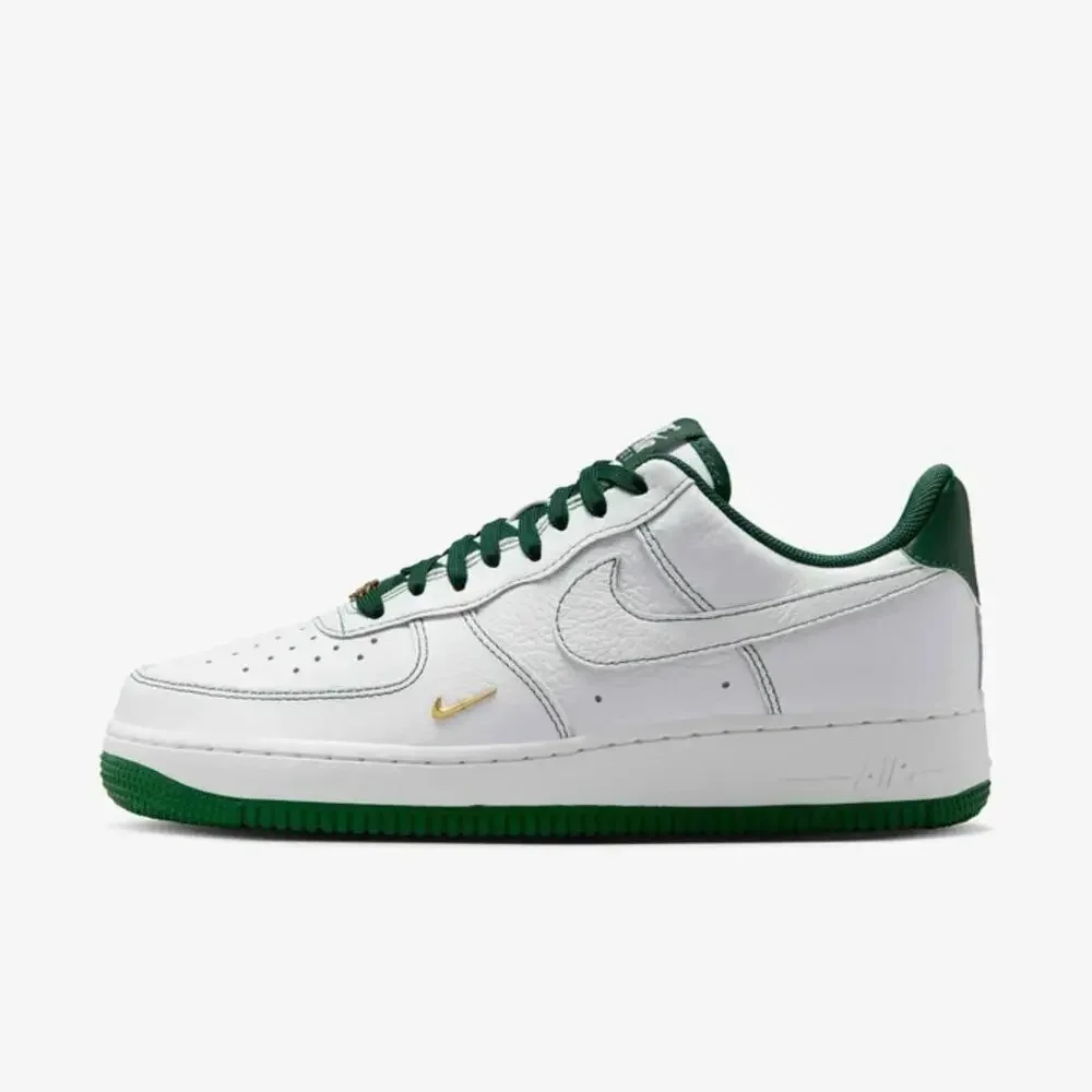 Nike Air Force 1 '07 Mini Jewel IB6543-102 Women 9.5 White Leather Shoes RHS8945